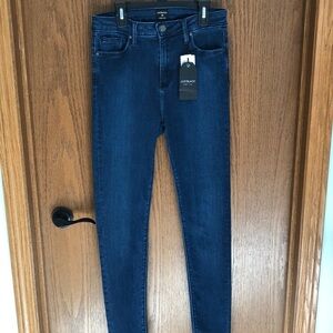 Just Black Indigo Blue Skinny Jeans High-Rise